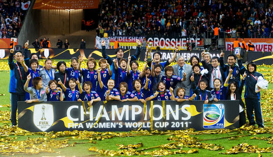 Japan, jubel, VM-guld, guld