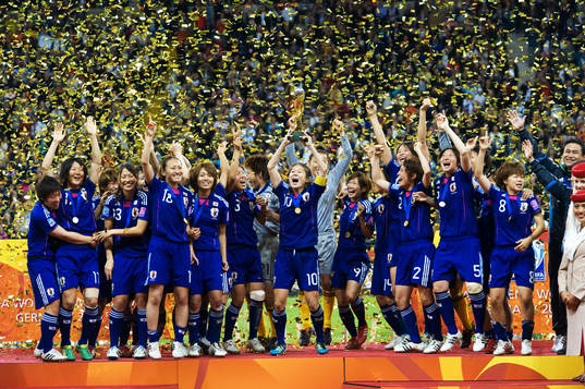 Japan, jubel, VM-guld, guld