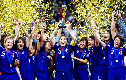 Japan, jubel, VM-guld
