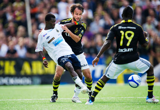 Yussif Chibsah, Gefle, och Helgi Danielsson, AIK