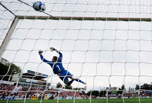 Mattias Hugosson, målvakt, Gefle, släpper in 0-3 från