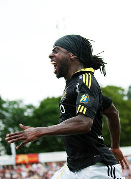 Martin Mutumba, AIK, jubel