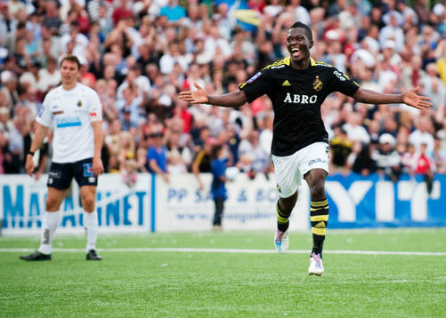 Depp i Gefle samtidigt som Ibrahim Teteh Bangura, AIK,