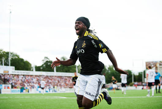 Martin Mutumba, AIK, jubel