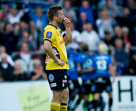 1-0 Joe Sise, Halmstad jubel, Anders Svensson, Elfsborg,