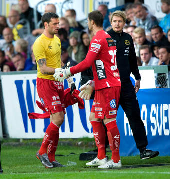 Jesper Christiansen, målvakt, Elfsborg, utgår och