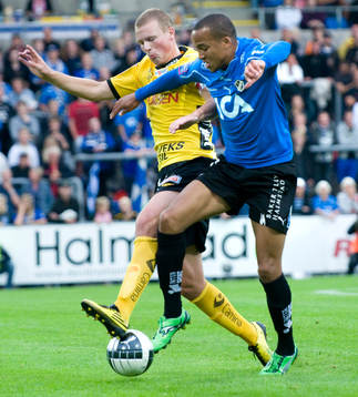 Marcus Olsson, Halmstad och Oscar Hiljemark, Elfsborg