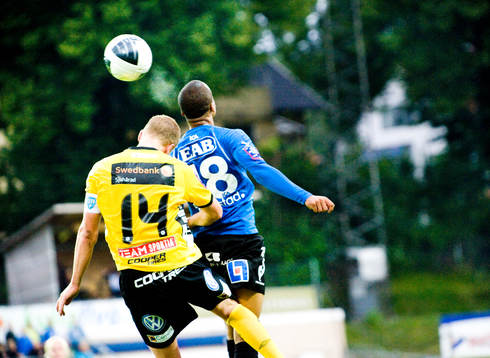 Oscar Hiljemark, Elfsborg och Marcus Olsson, Halmstad.