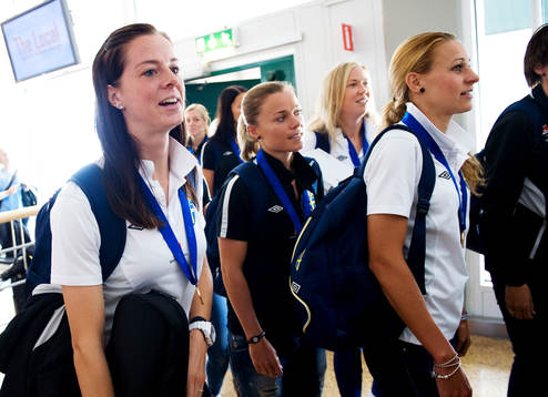 Lotta Schelin, Sara Thunebro, Charlotte Rohlin