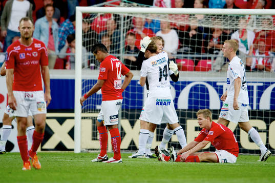 Pär Hansson, målvakt, Erik Edman, Helsingborg, jubel,