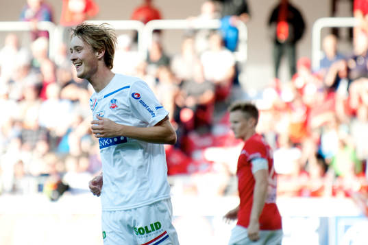 Rasmus Jönsson, Helsingborg, jubel 1-1