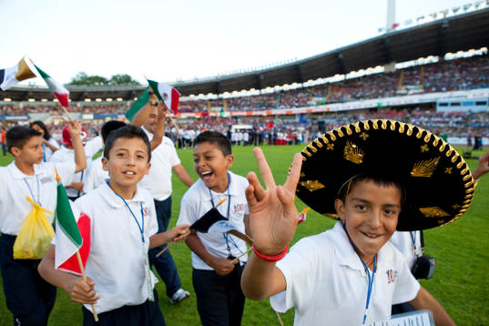 Mexico på väg in på Nya Ullevi
