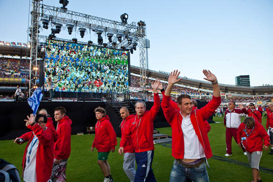 Kim Källström Trophy med Kim på Nya Ullevi