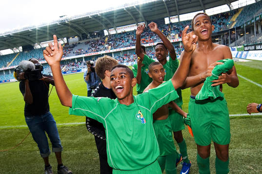 P13, Club Reunion, jubel, vinnare, Gothia Cup 2011