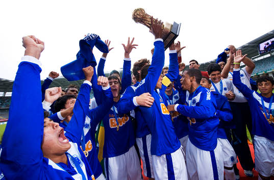 P16, Cruzeiro EC, jubel, glädje, guld, Gothia Cup 2011.