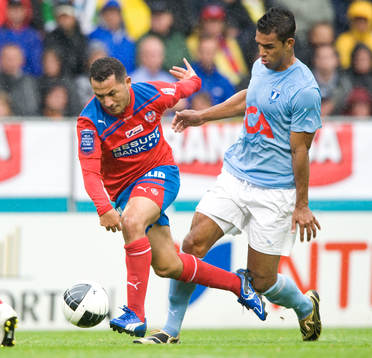 Rachid Bouaouzan, Helsingborg och Wilton Figueiredo, Malmö