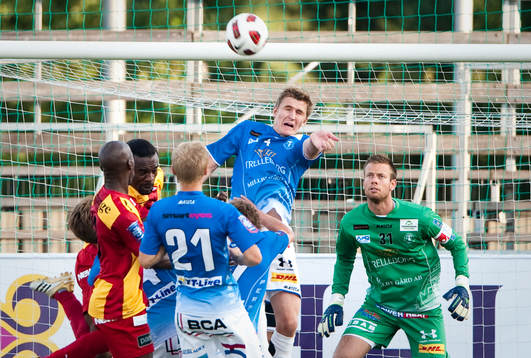 Peter Abelsson, Trelleborg går upp på boll