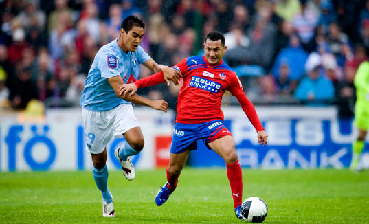 Omid Nazari, Malmö FF, Rachid Bouaouzan, Helsingborg
