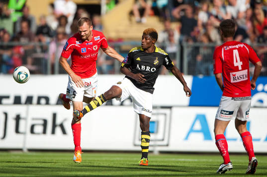 Tobias Carlsson, Kalmar och Mohamed Bangura, AIK