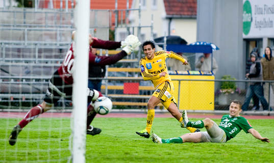 Gerhard Andersson, målvakt, Brage, Antonio Rojas,