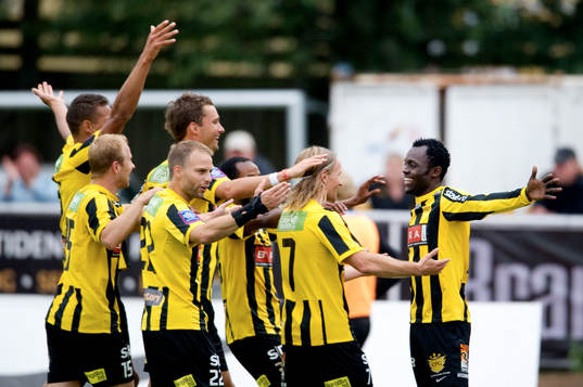 John Chibuike, Häcken, 1-0, jubel