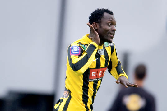 John Chibuike, Häcken, 1-0, jubel