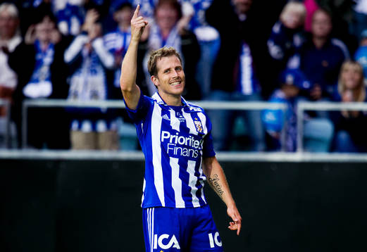 Tobias Hysén, IFK Göteborg, gjorde alla 3 målen