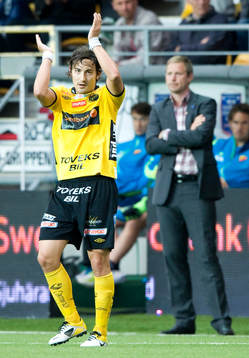 2-1 Stefan Ishizaki, Elfsborg, här byts han ut, i