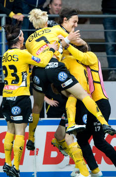 2-1 Stefan Ishizaki, Elfsborg, jubel, glädje