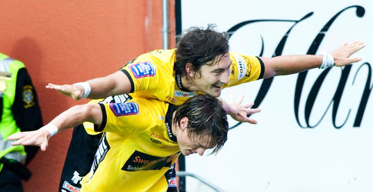 2-1 Stefan Ishizaki, Elfsborg. Jubel, glädje