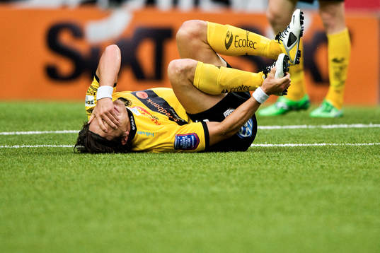 Precis innan Stefan Ishizaki, Elfsborg, avgjorde matchen