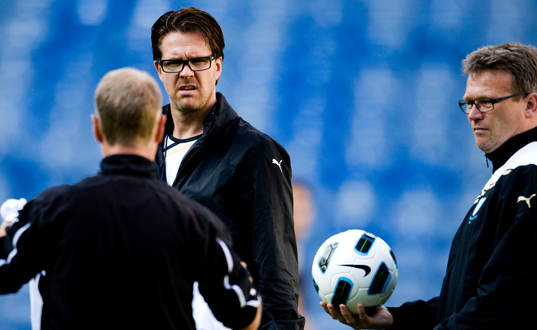 Fotboll, kval till Champions League, Malmö FF i Glasgow,
