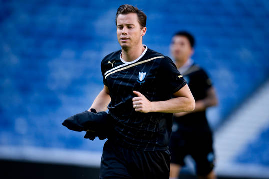 Fotboll, kval till Champions League, Malmö FF i Glasgow,