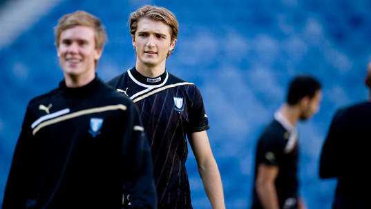 Fotboll, kval till Champions League, Malmö FF i Glasgow,