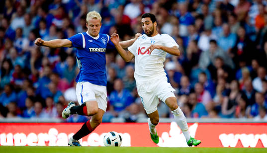 Fotboll, kval till Champions League, Glasgow Rangers -