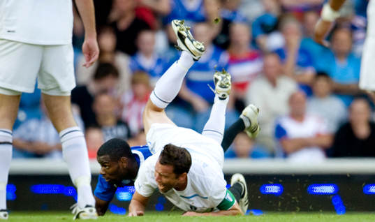 Fotboll, kval till Champions League, Glasgow Rangers -