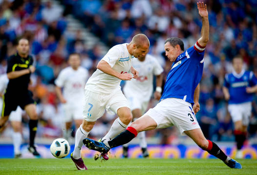 Fotboll, kval till Champions League, Glasgow Rangers -