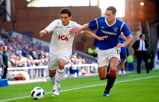 Fotboll, kval till Champions League, Glasgow Rangers -