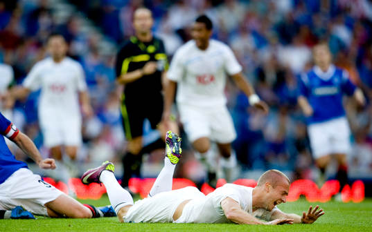 Fotboll, kval till Champions League, Glasgow Rangers -