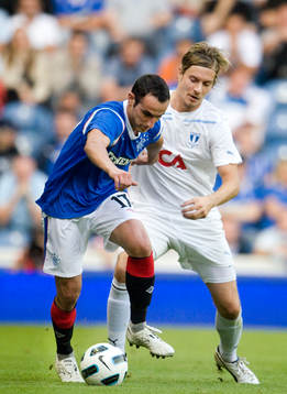 Fotboll, kval till Champions League, Glasgow Rangers -