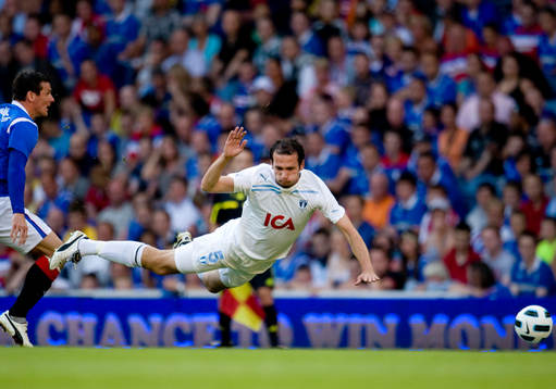 Fotboll, kval till Champions League, Glasgow Rangers -