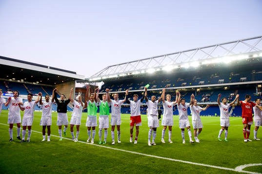 Fotboll, kval till Champions League, Glasgow Rangers -
