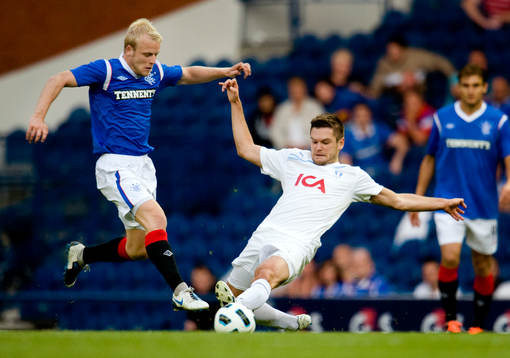 Fotboll, kval till Champions League, Glasgow Rangers -