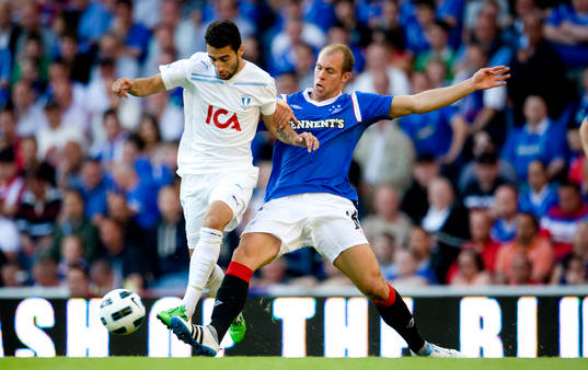 Fotboll, kval till Champions League, Glasgow Rangers -