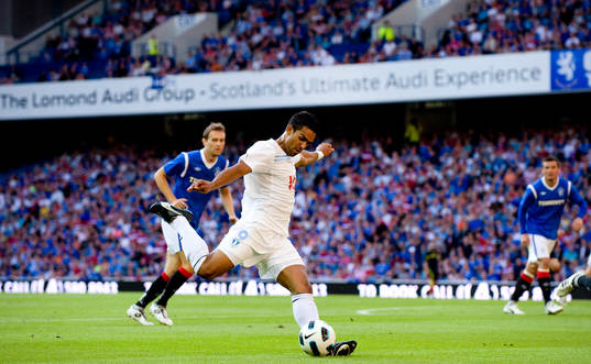 Fotboll, kval till Champions League, Glasgow Rangers -