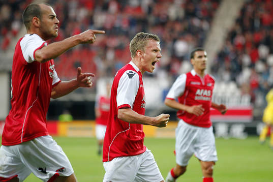Bläddra bland fler bilder av Fotboll, Kval till Europa League, AZ Alkmaar - Jablonec