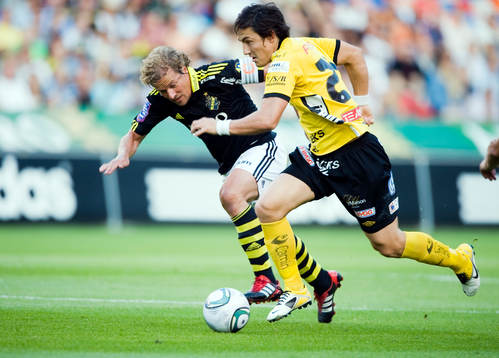 Daniel Tjernström, AIK och Stefan Ishizaki, Elfsborg