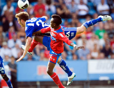 Elmar Bjarnason, Göteborg, och May Mahlangu, Helsingborg