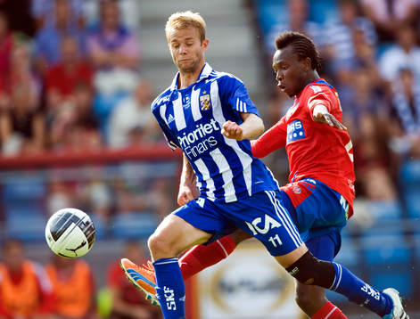 Robin Söder, Göteborg, och May Mahlangu, Helsingborg
