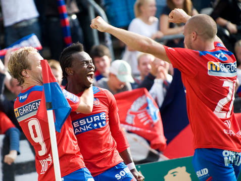May Mahlangu, Erik Sundin och Christoffer Andersson,